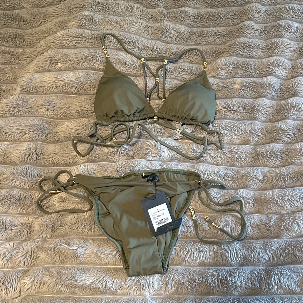 Vix Olive Green Bikini